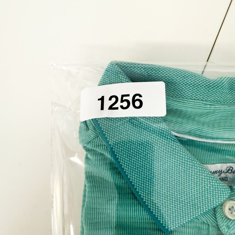 Tommy Bahama IslandZone Tencel Blend Polo Shirt Blue Green - Size XL - Picture 9 of 9